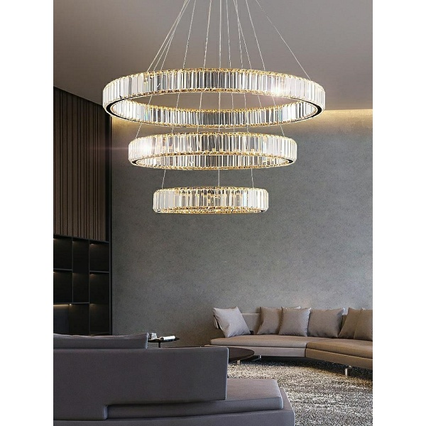 Lampa wisząca LIBERTY TRIPLES złota - Moosee